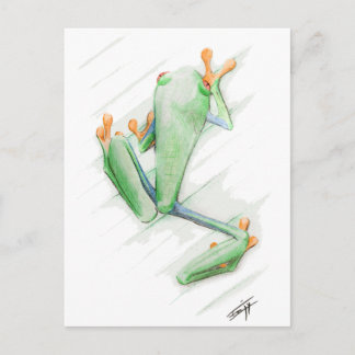 Toxischer Frosch Postkarte