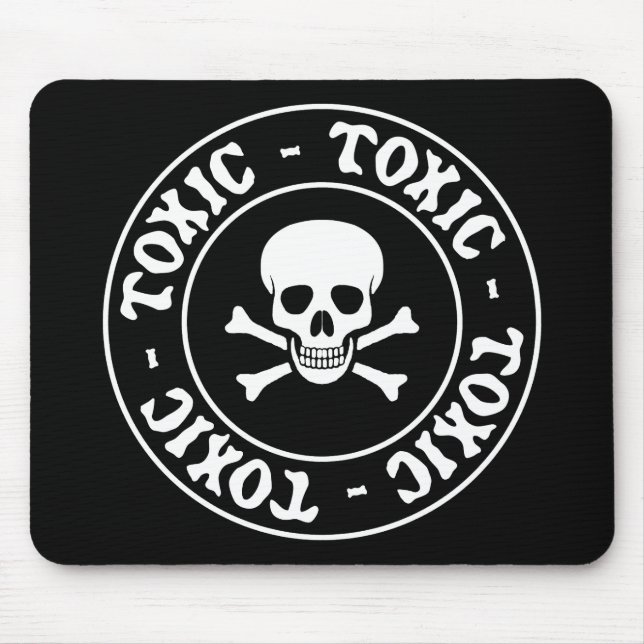 Toxischer Schädel und Krebse Mousepad (Vorne)
