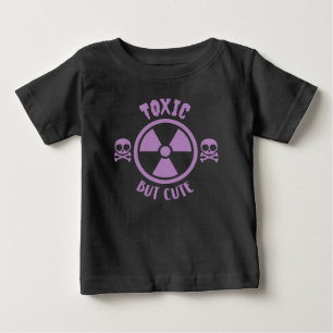 Toxisches, aber Niedliches Warnzeichen Baby T-shirt