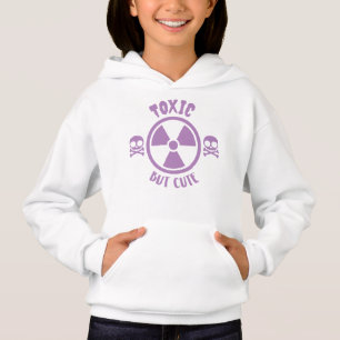Toxisches, aber Niedliches Warnzeichen Hoodie
