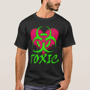 Toxisches Herz Graffiti T-Shirt
