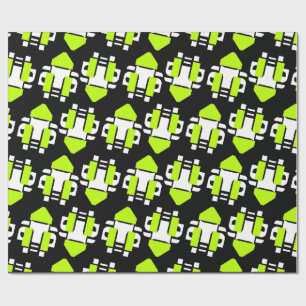 Toxisches Neon-Geschenkpapier Geschenkpapier