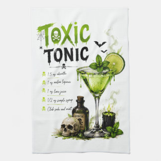 Toxisches Tonic-Rezept Geschirrtuch