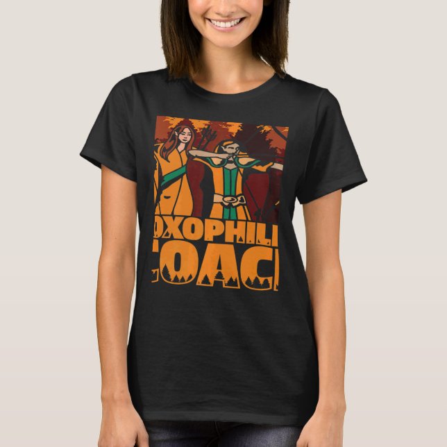 Toxophilite-Trainer Bowman Bogen Pfeile Trainer Bo T-Shirt (Vorderseite)