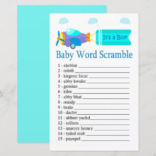 Toy Aircraft Baby Wortspiel