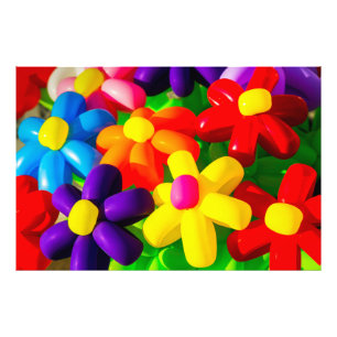 Toy Balloon Blume Fotodruck