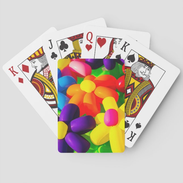 Toy Balloon Blume Spielkarten (Rückseite)
