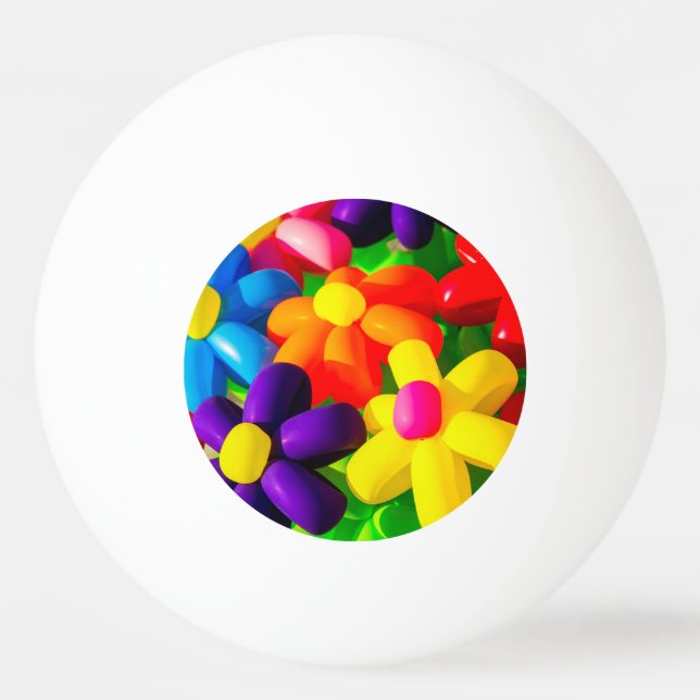 Toy Balloon Blume Tischtennisball (Vorderseite)