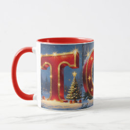 TOY Christmas Mug - Festive Holiday Coffee Mug wit Tasse