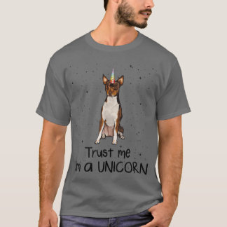 Toy Fo Terrier Trust Me Im a Unicorn Dog T-Shirt