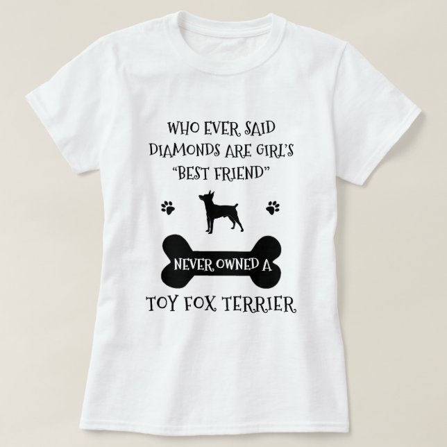 Toy Fox Terrier Dog Rasse Beste T-Shirt (Design vorne)