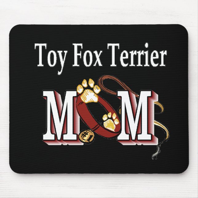 Toy Fox Terrier MAMA Geschenke Mousepad (Vorne)