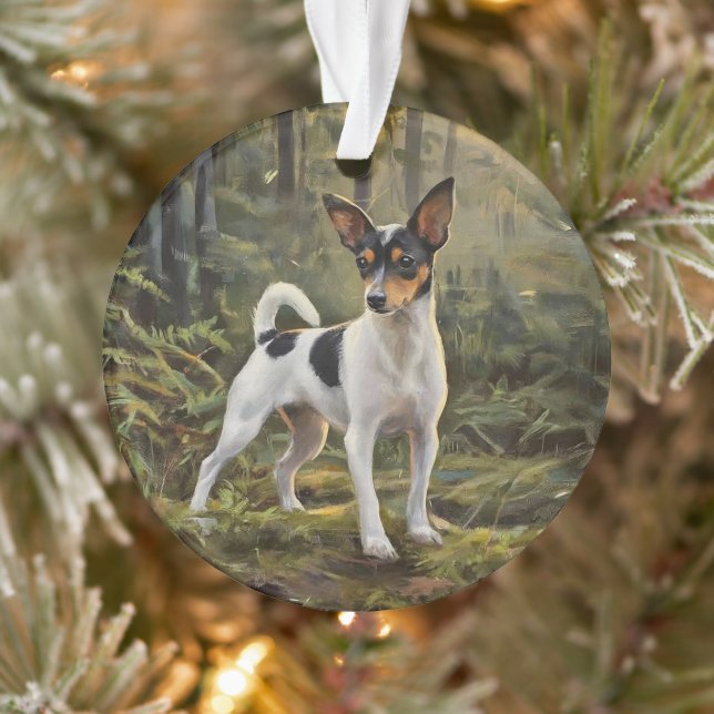 Toy Fox Terrier Ornament (Baum)