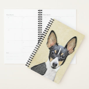 Toy Fox Terrier Painting - Niedliche Original Dog Planer