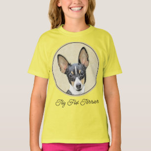 Toy Fox Terrier Painting - Niedliche Original Dog  T-Shirt