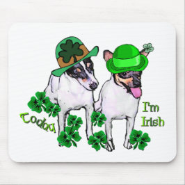 Toy Fox Terrier St Pattys Mousepad