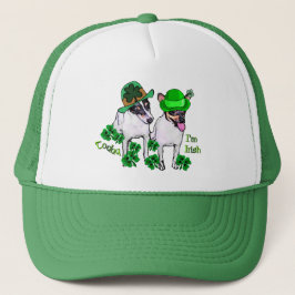 Toy Fox Terrier St Pattys Truckerkappe