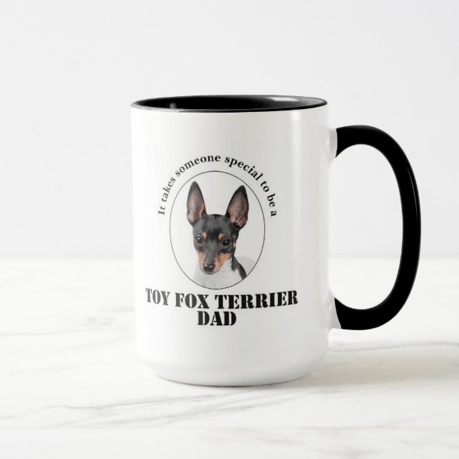 Toy Fox Terrier Vater Tasse (Rechts)