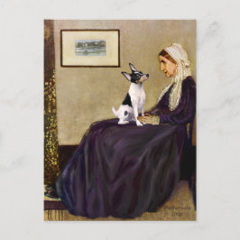 Toy Fox Terrier - Whistlermutter Postkarte