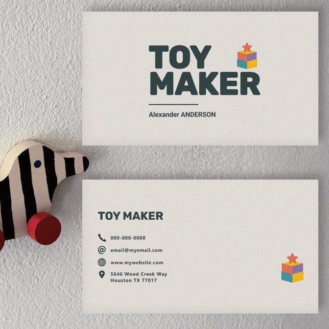 Toy Maker Visitenkarte (Toy Maker Business Card)