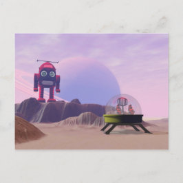 Toy Moon Walker Scene Postcard Postkarte