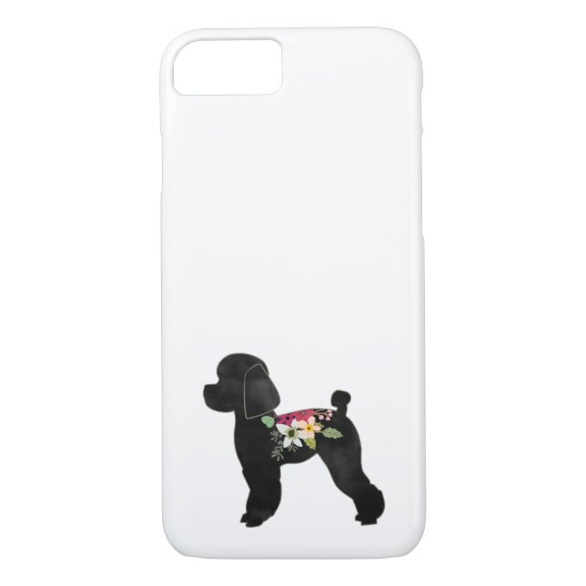 Toy Poodle Dog Breed Boho Silhouette Case-Mate iPhone Hülle (Rückseite)