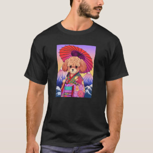 Toy Poodle Kimono Funny Dog Geisha T-Shirt