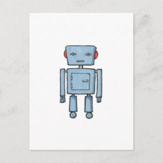 Toy Robot Postcard Postkarte