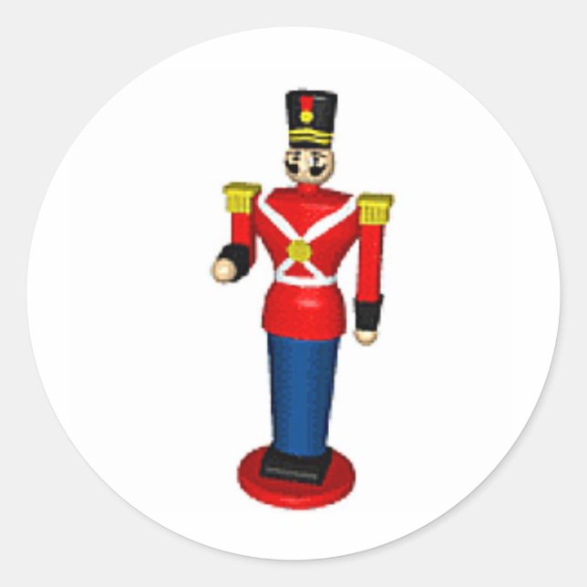 Toy Soldier Runder Aufkleber (Vorderseite)