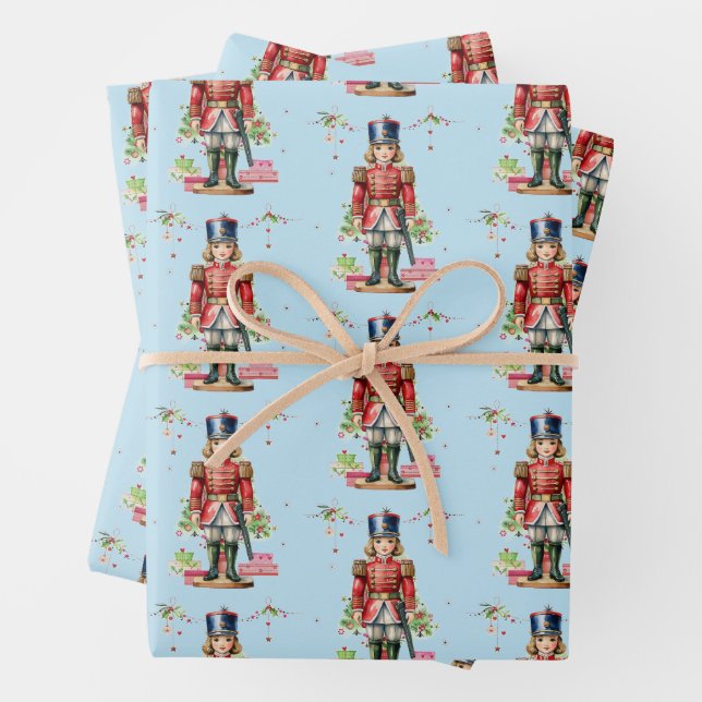 Toy Soldier Weihnachtsbaum Geschenkpapier Set (Beispiel)