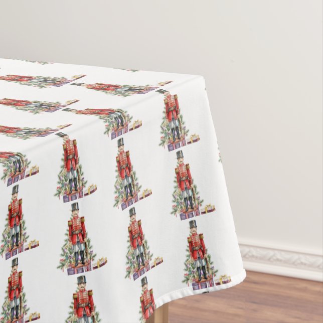 Toy Soldier Weihnachtsbaum Tischdecke (Beispiel)