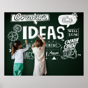 Toy Story Chalkboard Geburtstagseinladung Poster