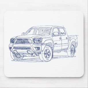 Toy Tacoma 2012 Mousepad