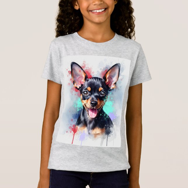 Toy Terrier Puppy von Natasha Us T-Shirt (Vorderseite)