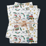 Toyland Classic Christmas Nostalgic Toys Geschenkpapier Set<br><div class="desc">Dieser bezaubernde Druck zeigt handgezeichnete Illustrationen klassischer Weihnachtsgeschenke für Kinder! So ein süßer Sake-Druck!</div>