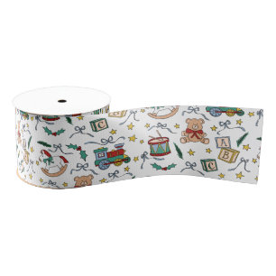 Toyland Classic Christmas Nostalgic Toys Ripsband