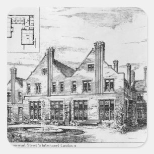 Toynbee Hall Quadratischer Aufkleber