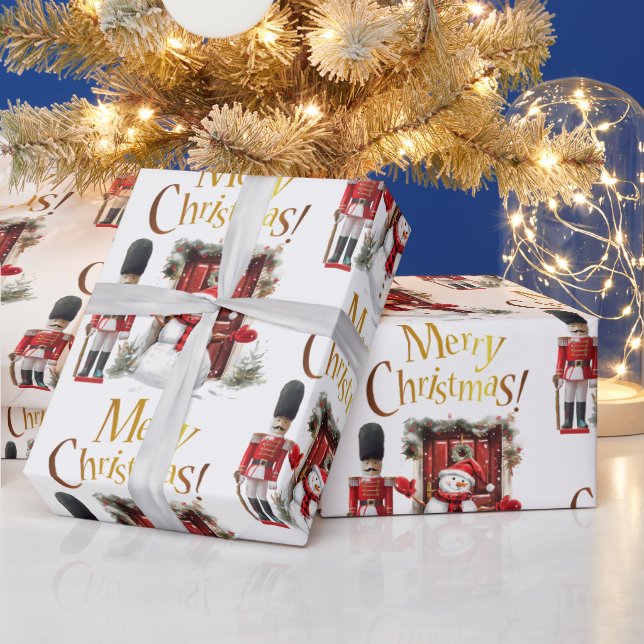 Toyota British Soldier Bearskin hat und Snowman Geschenkpapier (Feiertage)