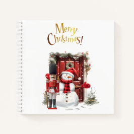 Toyota British Soldier Bearskin hat und Snowman Notizbuch