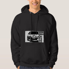 Toyota Corolla in T-Shirt Hoodie
