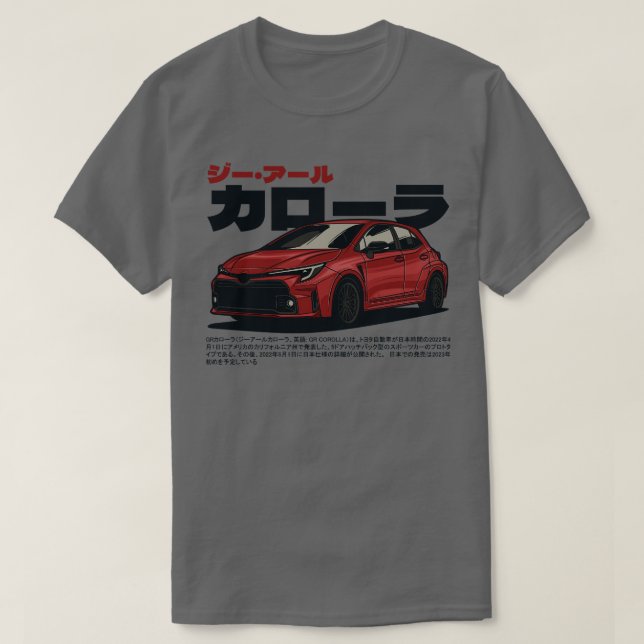 Toyota GR Corolla T-Shirt (Design vorne)