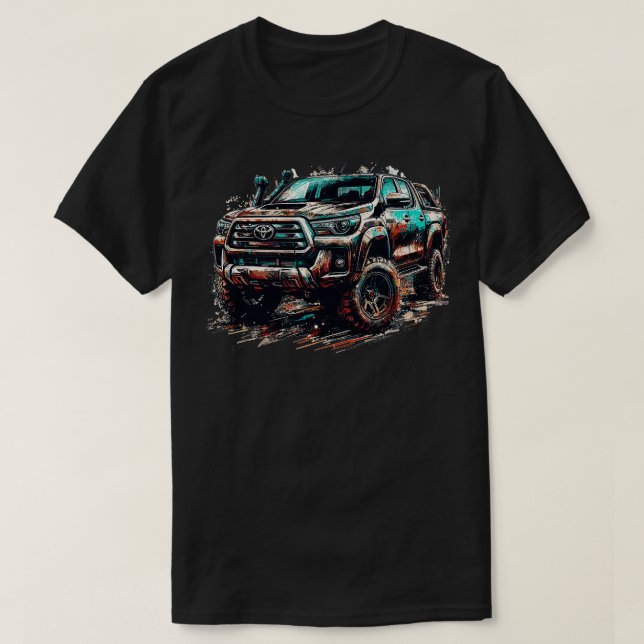 Toyota Hilux 10 T-Shirt (Design vorne)
