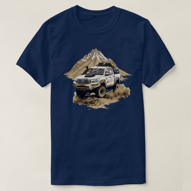 Toyota Hilux Liebhaber T-Shirt (Design vorne)