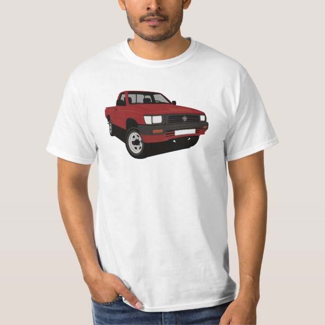 Toyota Hilux - Rot - T-Shirt (Vorderseite)