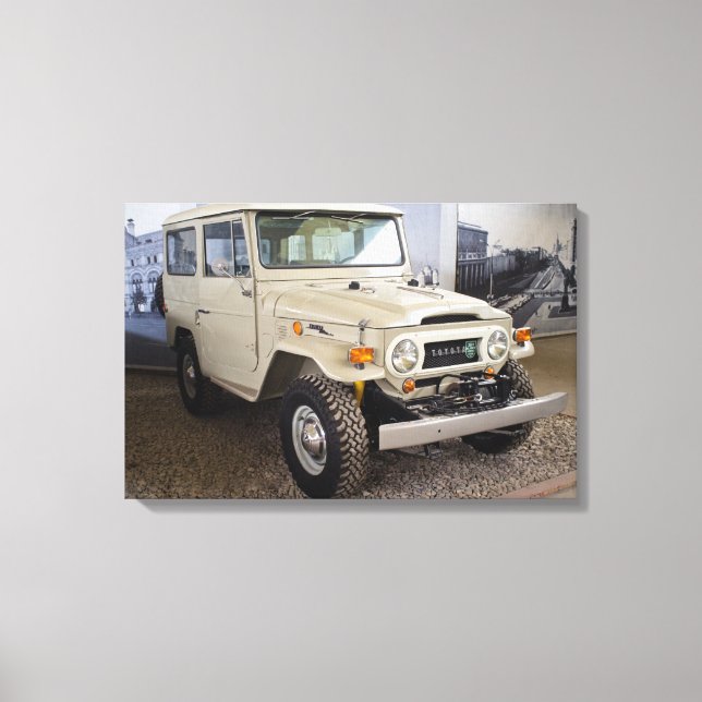 Toyota Land Cruiser BJ 40 Leinwanddruck (Vorderseite)
