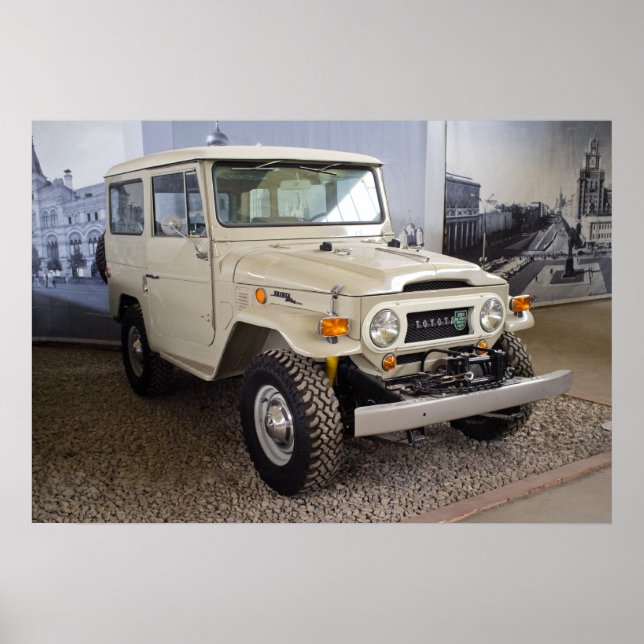 Toyota Land Cruiser BJ 40 Poster (Vorne)