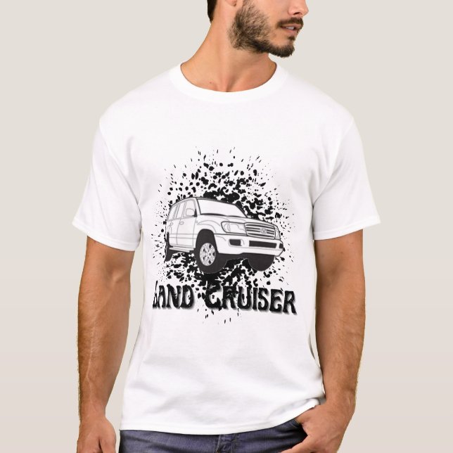 Toyota Land Cruiser Retro J100 Off-Road Car Splash T-Shirt (Vorderseite)