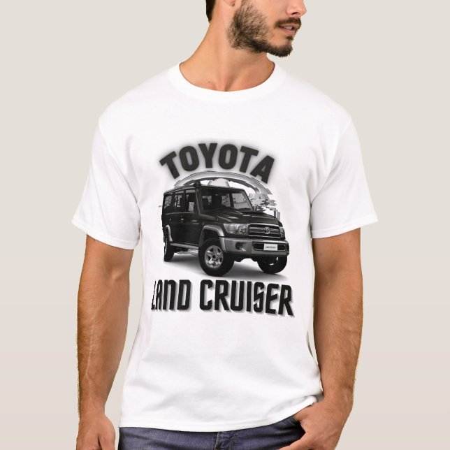 Toyota Land Cruiser VDJ76 Off-Road T-Shirt (Vorderseite)