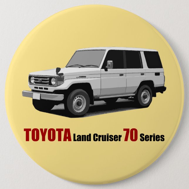 Toyota landen Reihe HZJ77 des Kreuzer-70 Button (Vorderseite)