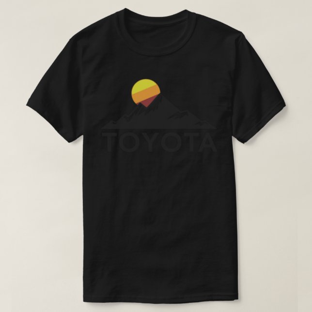 Toyota Mountain Logo T - Shirt - Kleine, verlassen (Design vorne)